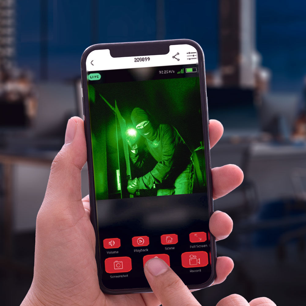 Sonnette vidéo sans fil connectée détecteur de présence