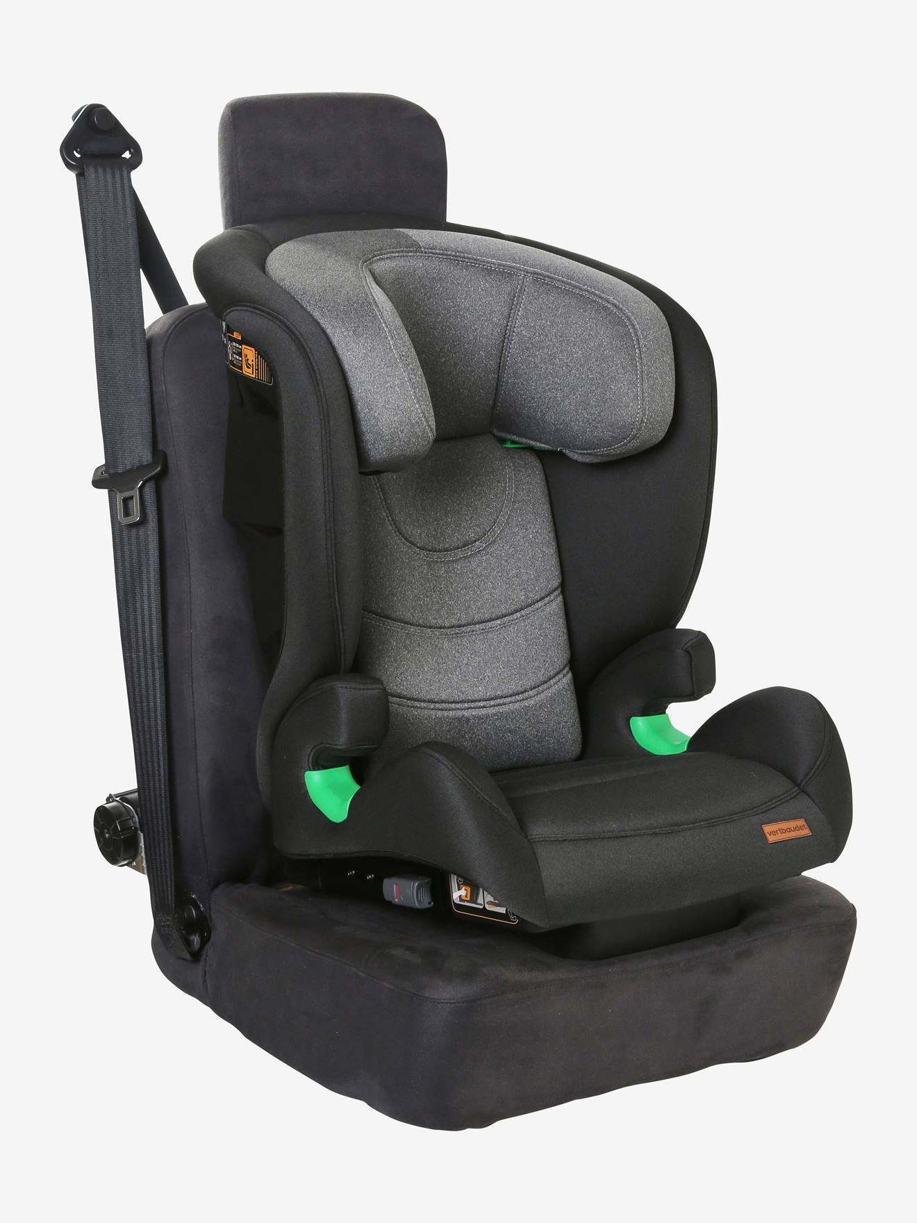 Cadeira auto Twiddly VERTBAUDET i-Size Grupo 2/3 Isofix, preta