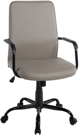 Drehstuhl Janus schwarz/ taupe