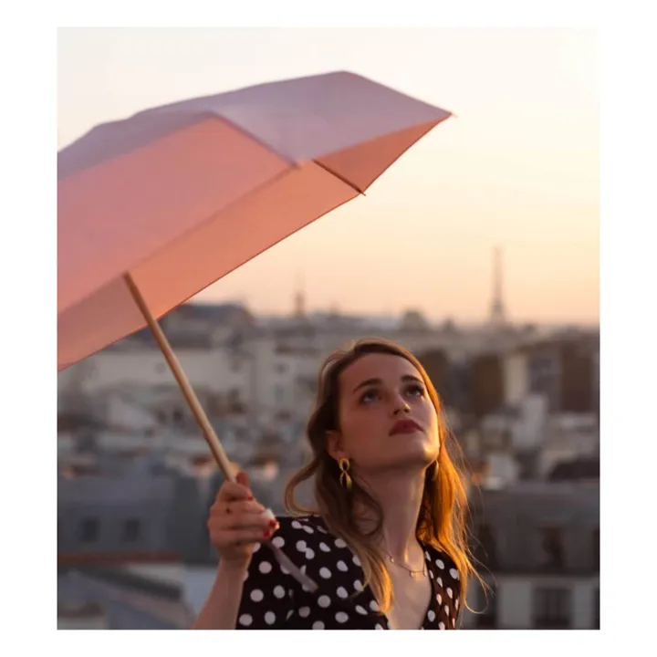 Anatole Parapluie pliant Madeleine | Rose pêche