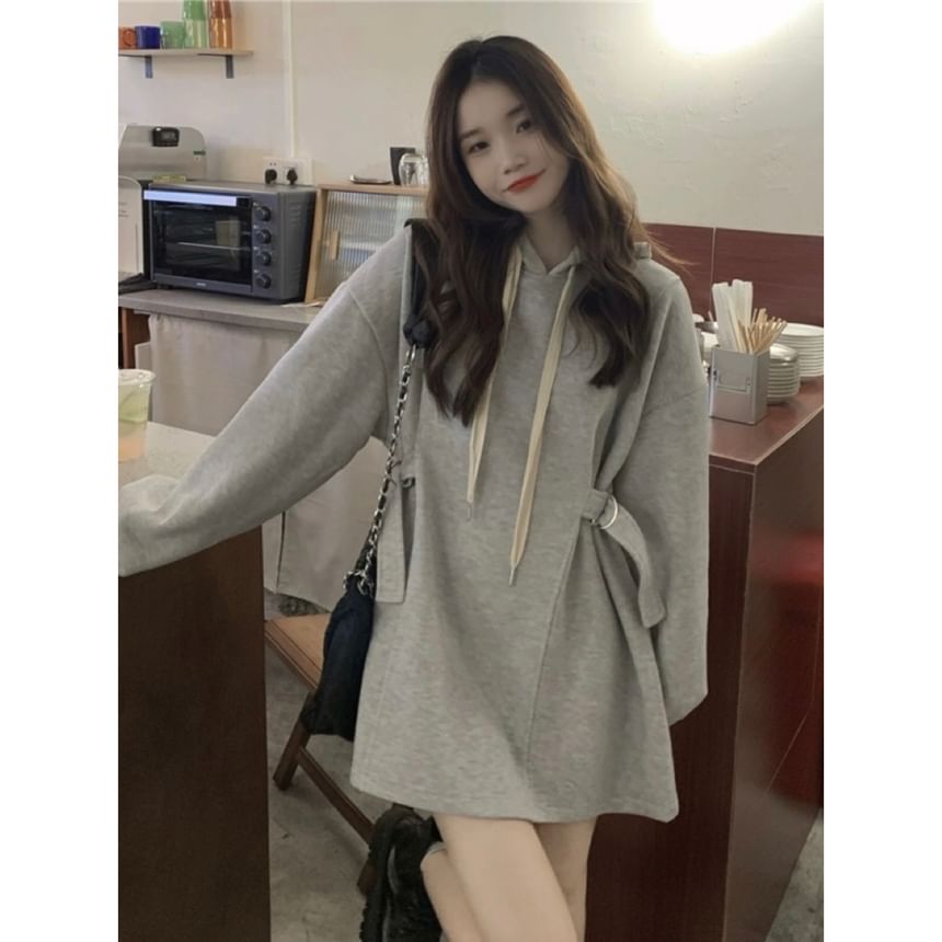 RONIN - Effen mini hoodiejurk