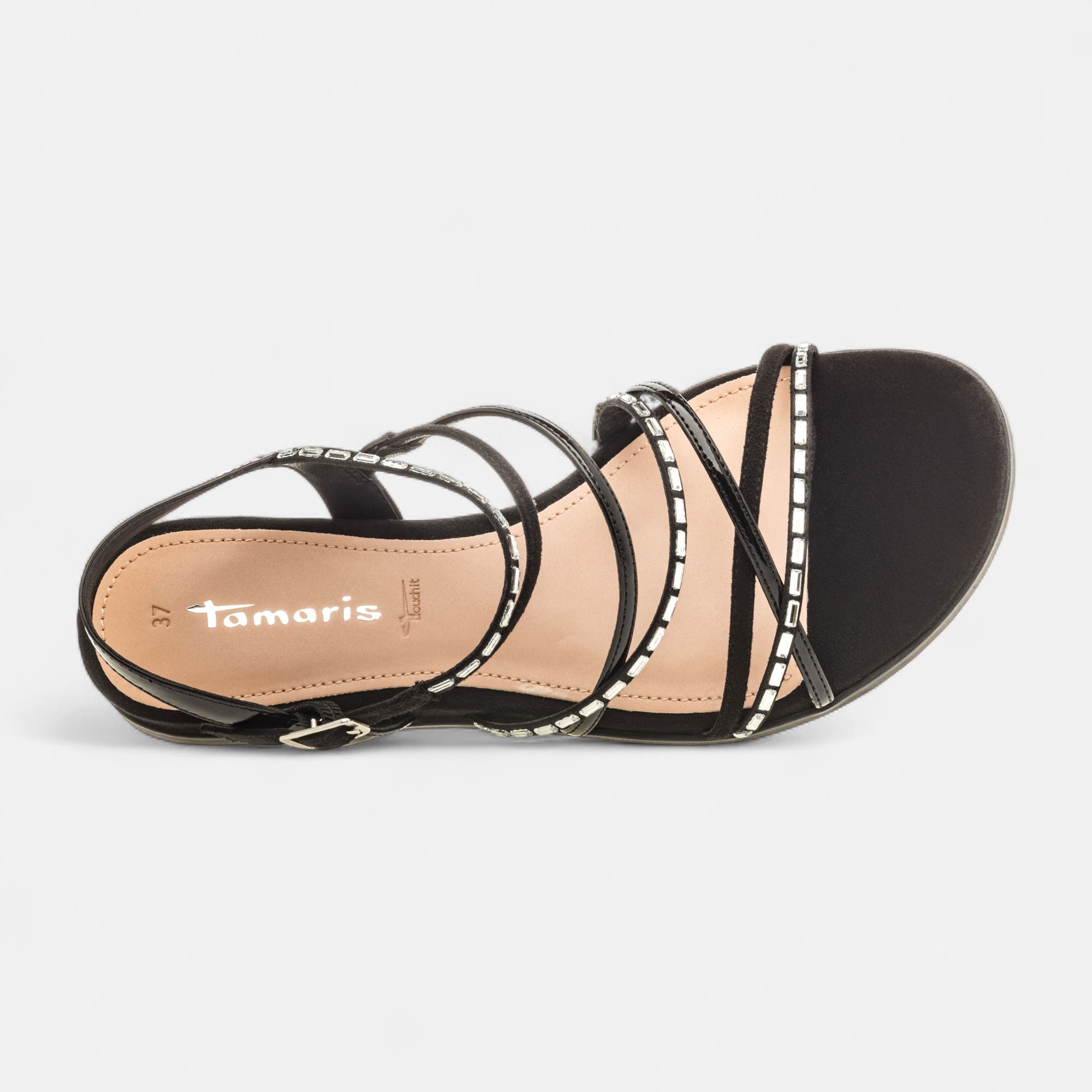 Nu-pieds Femme noir