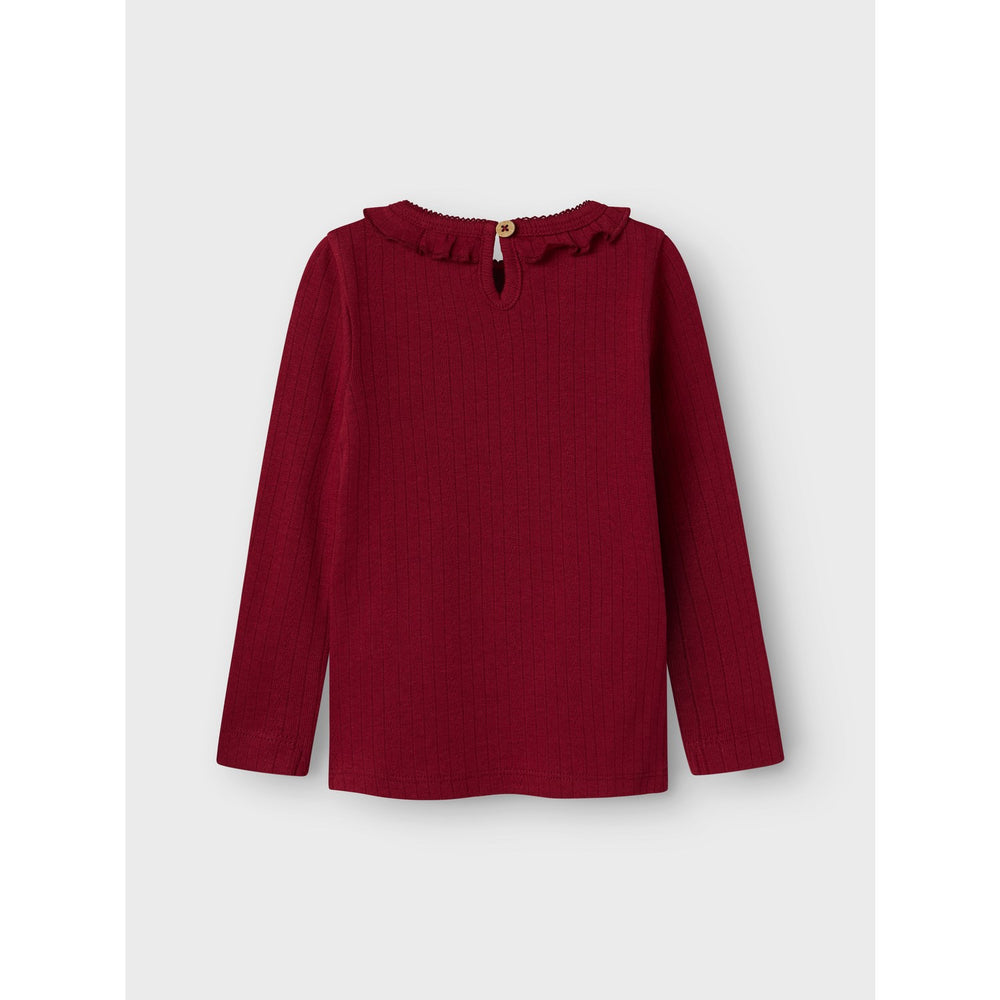 Køb Lil'Atelier Red Dahlia Rachel Nim Slim Bluse