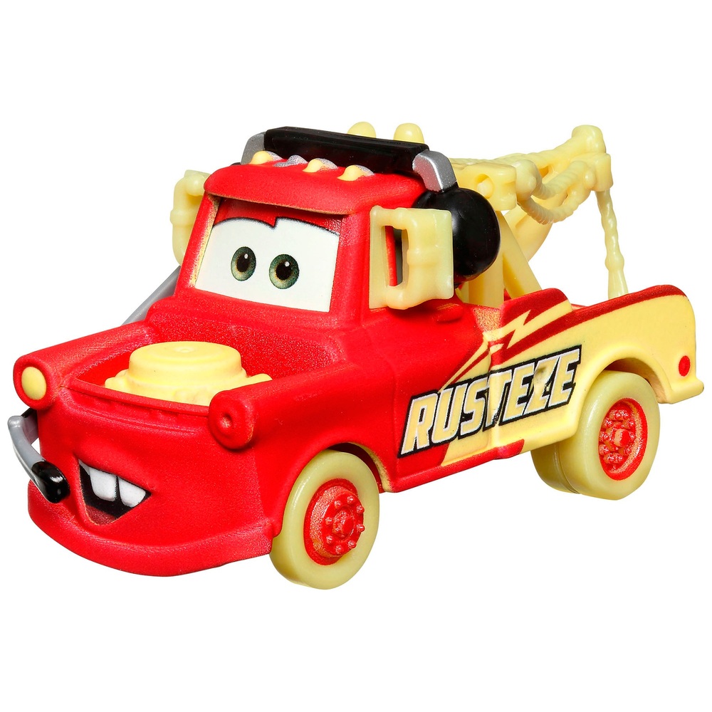 Pixar Cars 1:55 Glow Racers Mater Diecast Fahrzeug