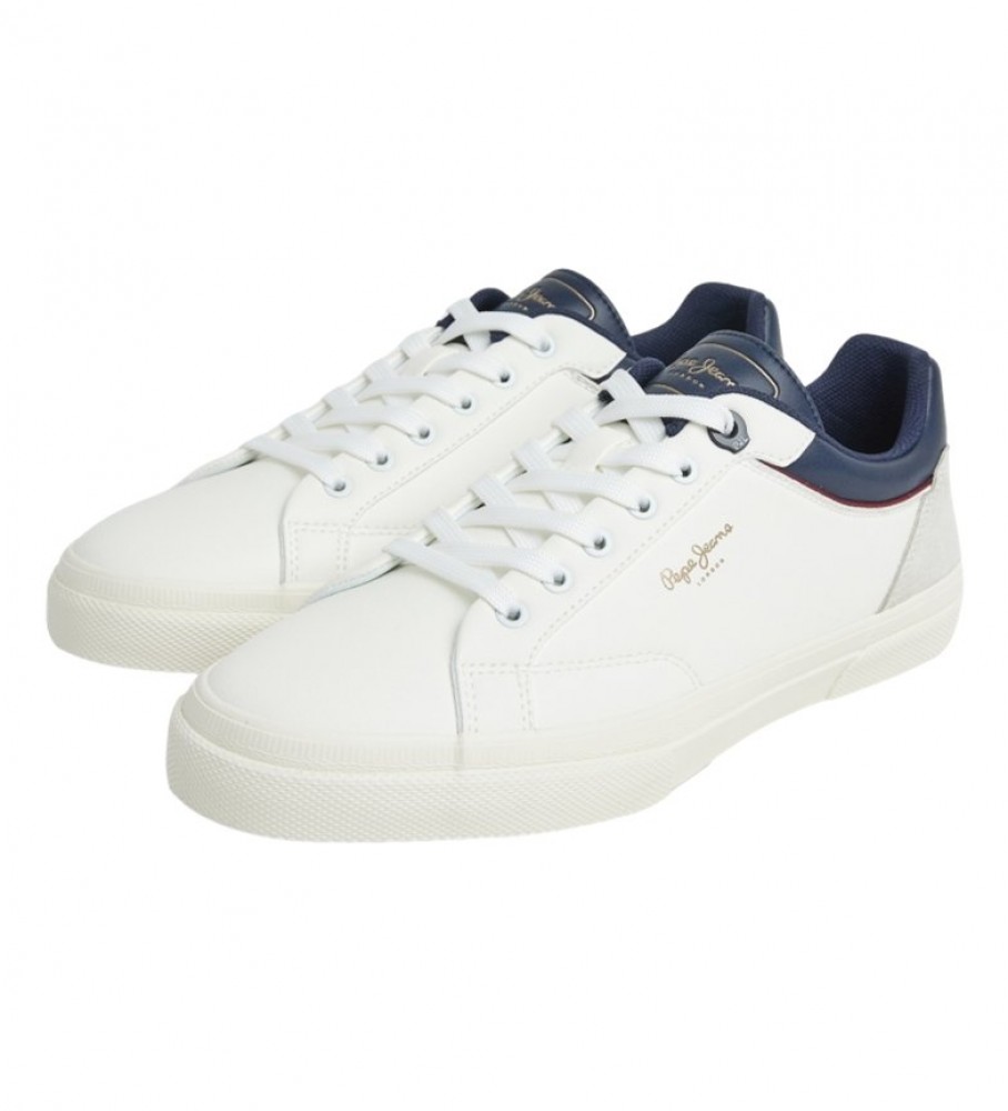 Tênis Pepe Jeans Kenton Journey M de couro branco