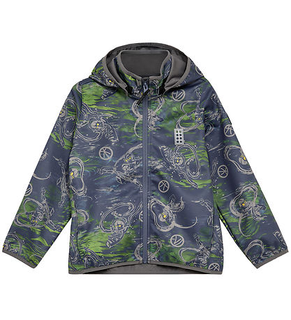 LEGO® Ninjago Softshelljacke - LWSaku 200 - Dark Blue m. Print