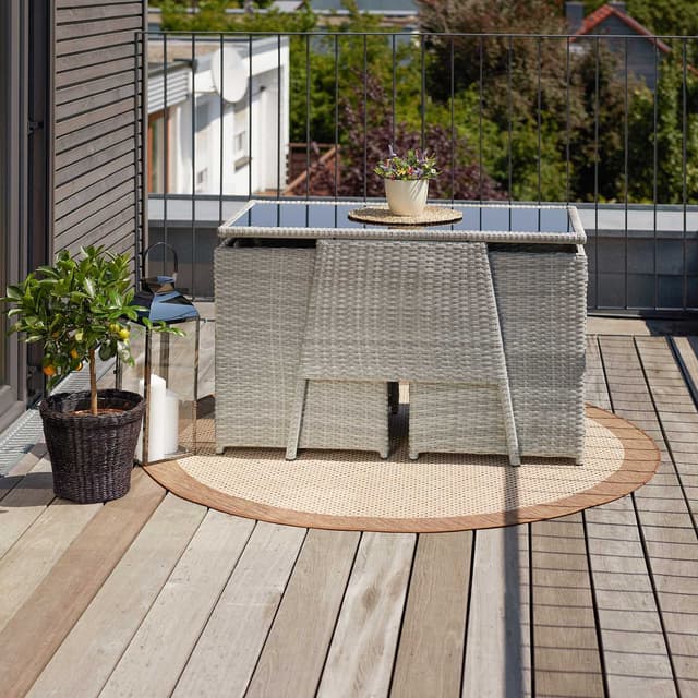 Polyrattan havemøbelsæt Lausanne
