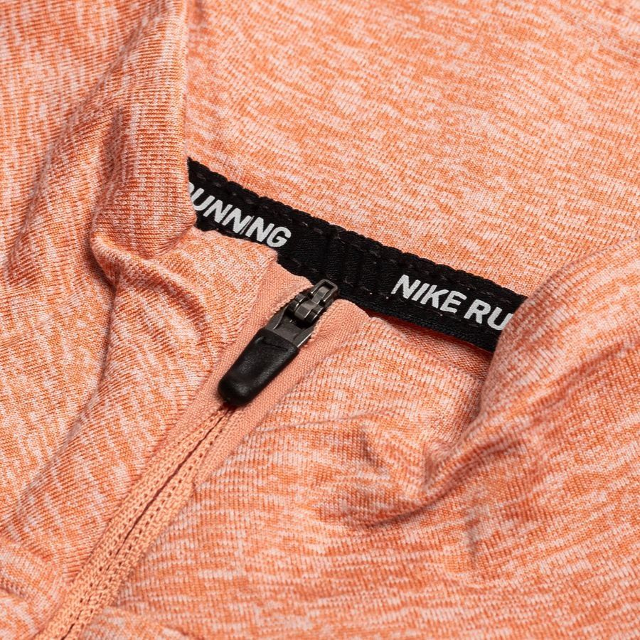 Nike Haut Running Dri-FIT Element - Orange/Argenté Femme