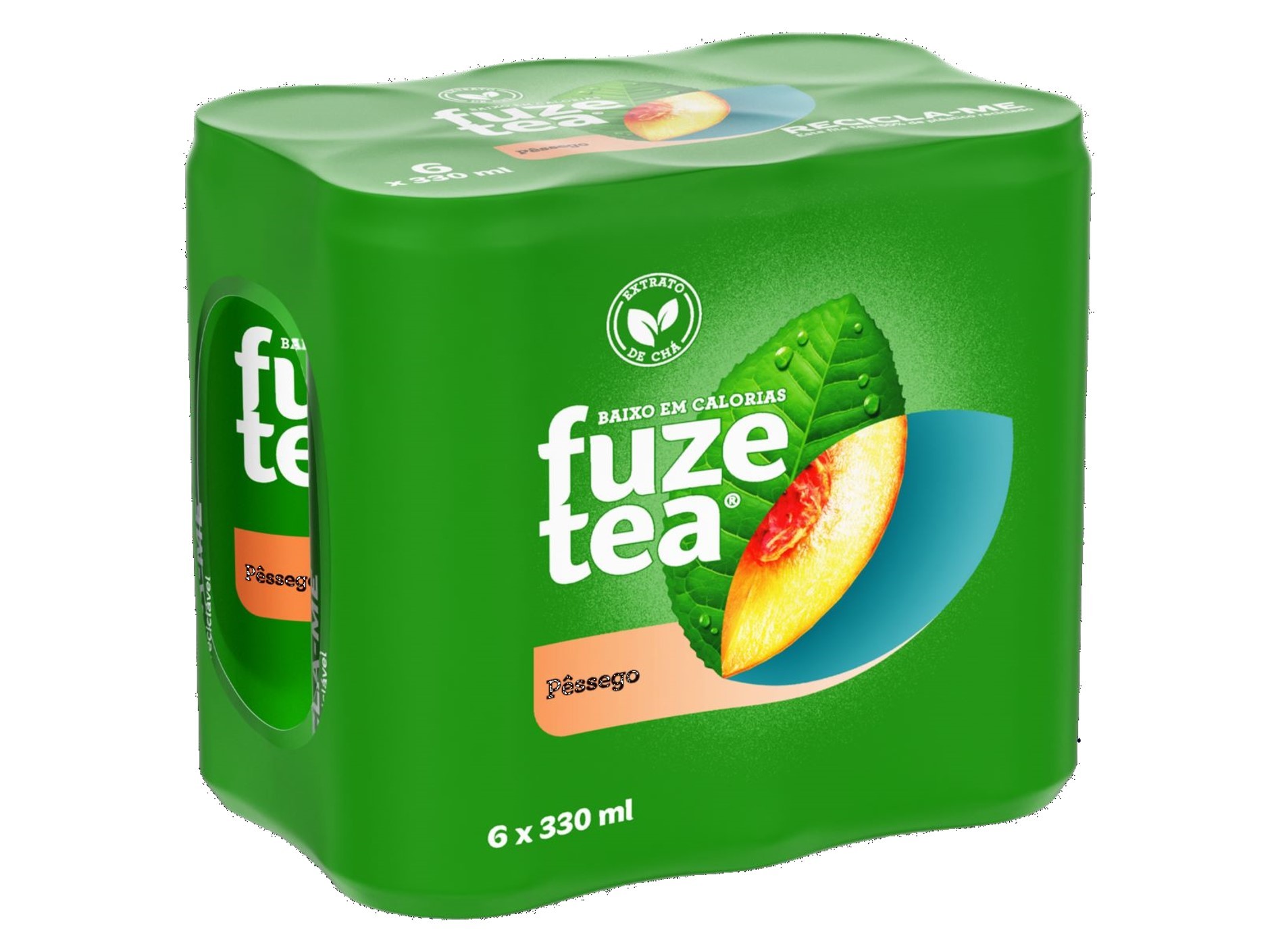 ICE TEA FUZE TEA PESSEGO LATA 6X0.33L