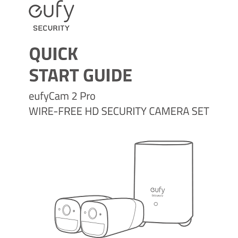 Eufy Eufycam 2 pro 2+1 sæt