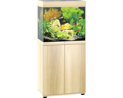 JUWEL Lido 120 SBX aquariumcombinatie met ledverlichting, verwarming, filter en lichte houten kast
