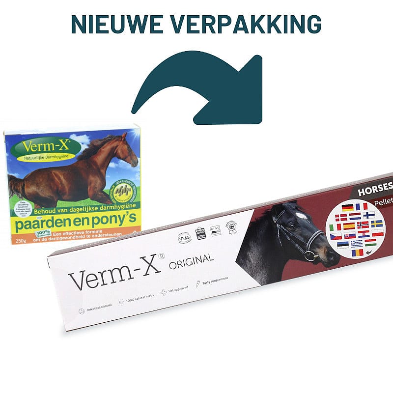 Verm-X paard brokjes extra strong 250 gram (1 kuur)