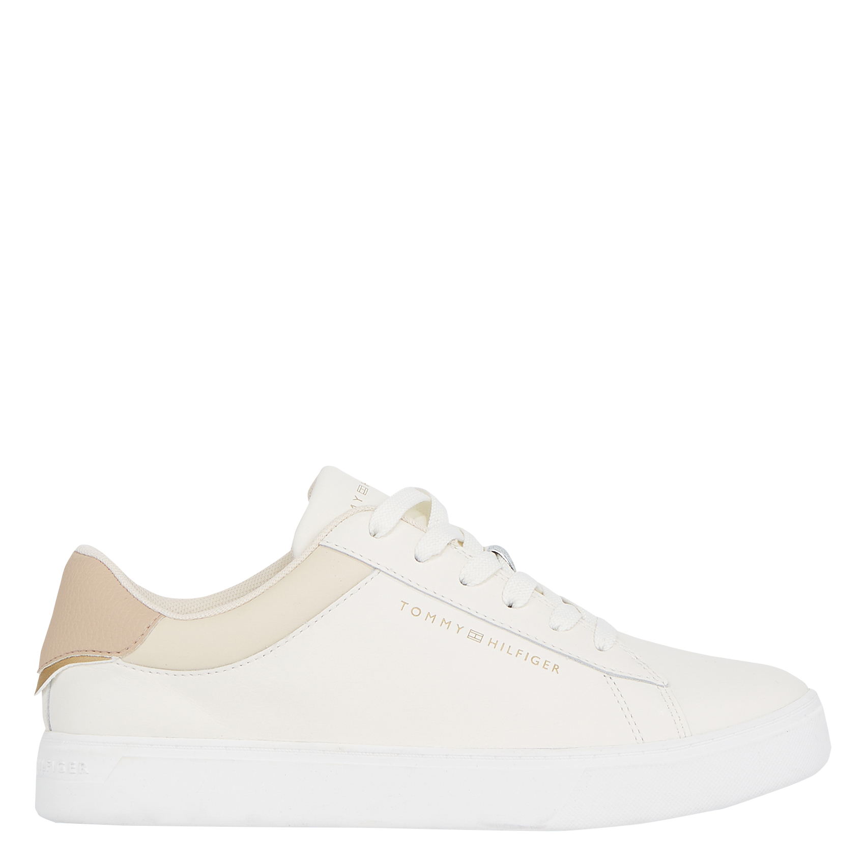 Baskets basses en cuir | Beige