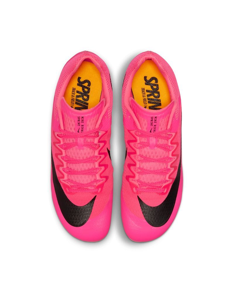 Chaussures à pointes Nike Zoom Rival Sprint Rose pour homme