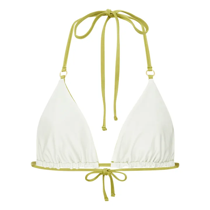 Alma Deia Triangle maillot de bain réversible | Ecru