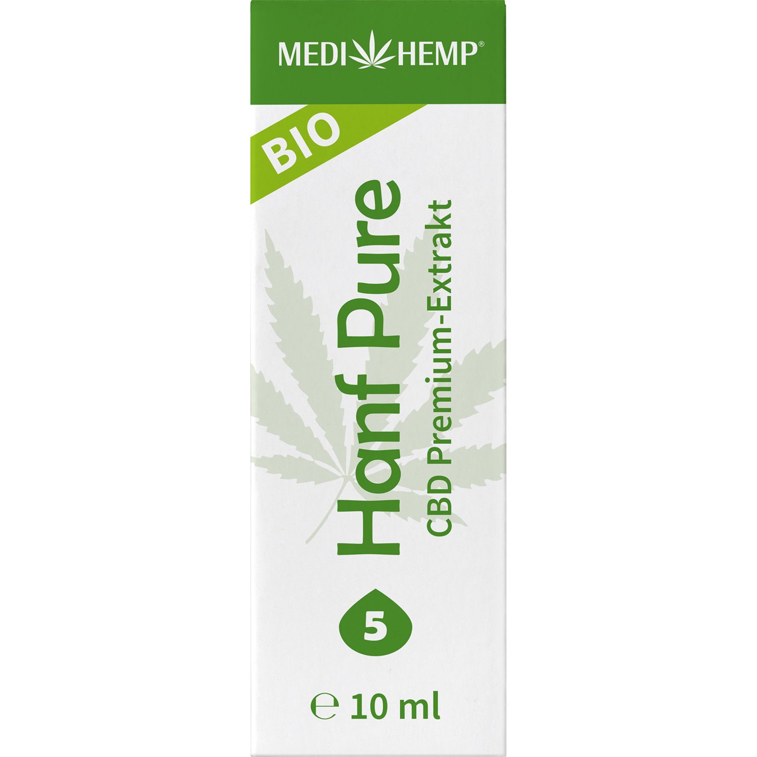 MEDIHEMP Bio Hanf Pure 5 % - 500mg CBD