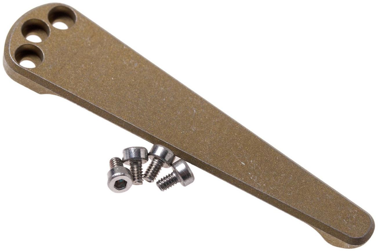 Daily Customs 3H Pocketclip Plain, Rusty Titanium P10012532