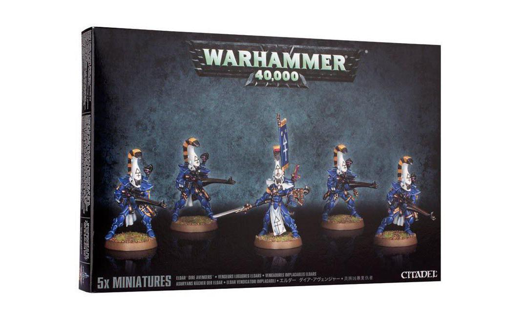 Figurenset Warhammer 40.000 Eldar Dire AvengersBausatz für 5 Figuren