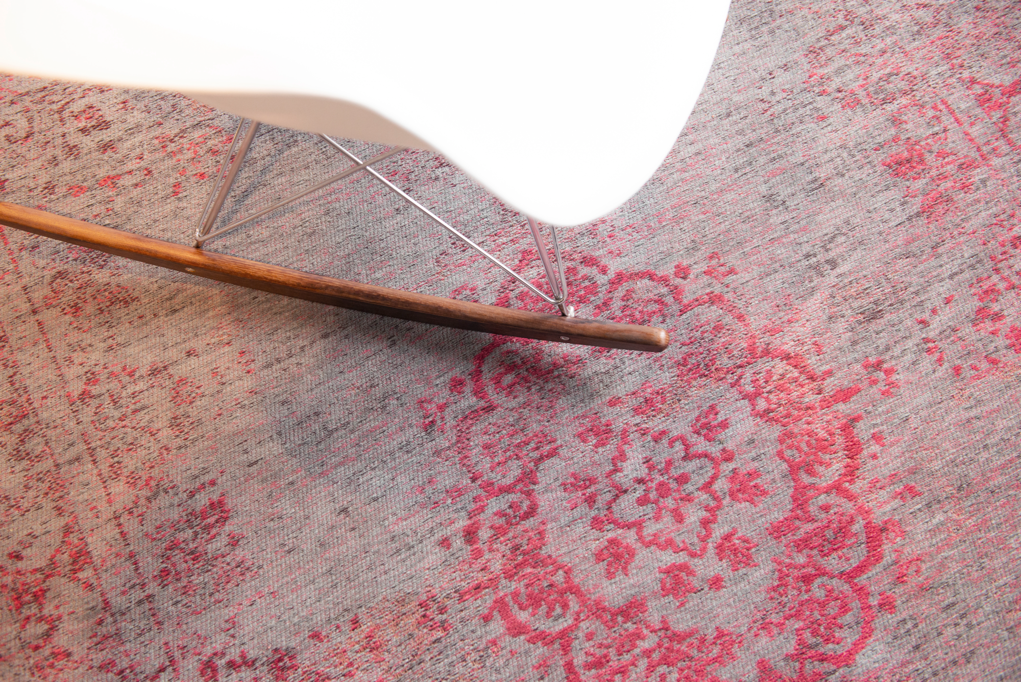 Ecorugs vloerkleed Medallion roze 280x390 cm