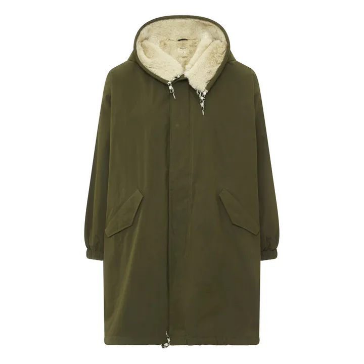 Bellerose Parka Fourrée Laos - Collection Femme  | Vert olive