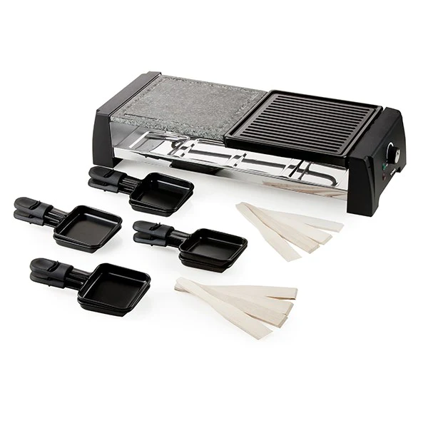 Appareil à raclette-grill avec pierre 8 personnes 1200 W DO9190G Domo