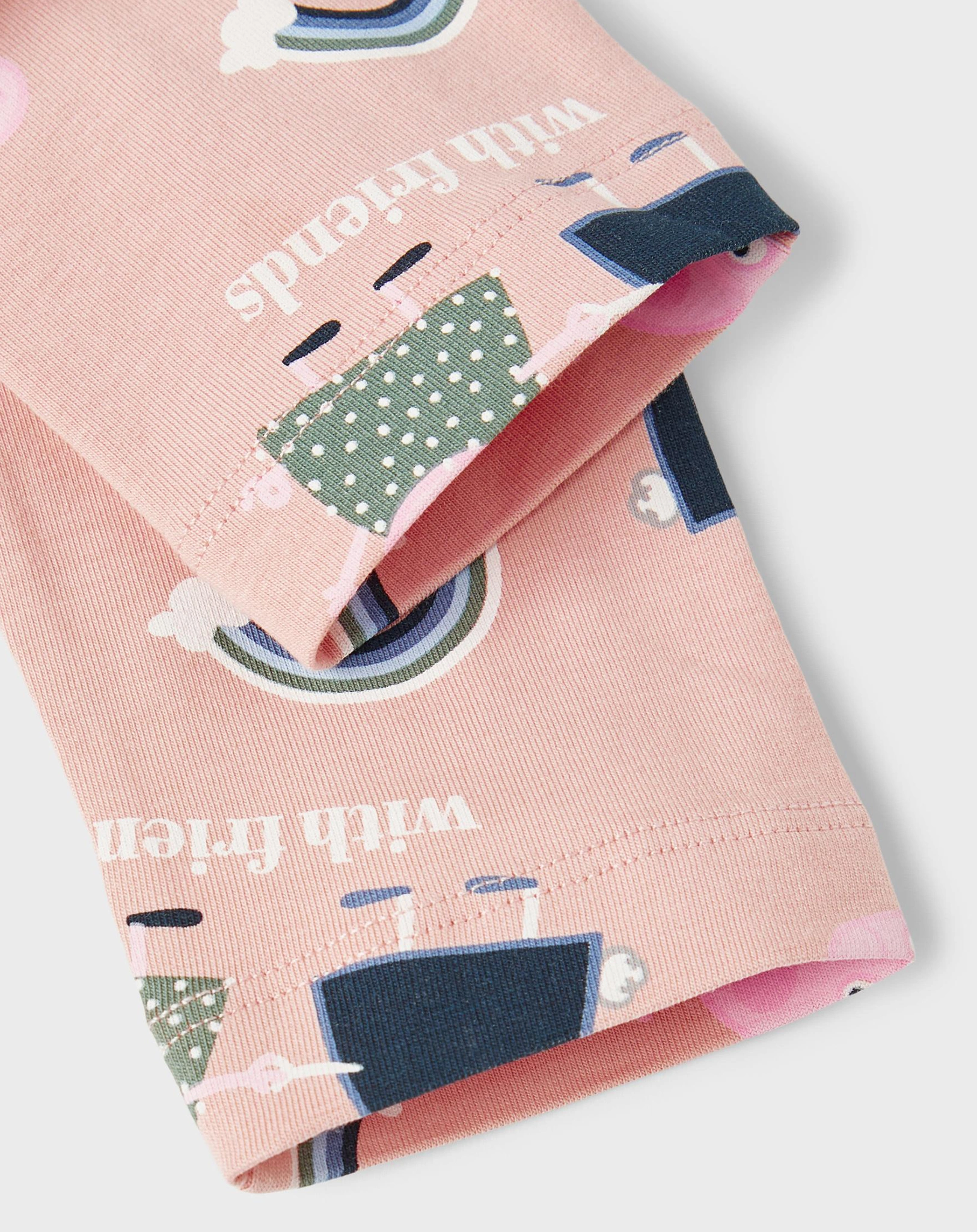 Jersey-Leggings NMFDUMA PEPPAPIG in rose smoke
