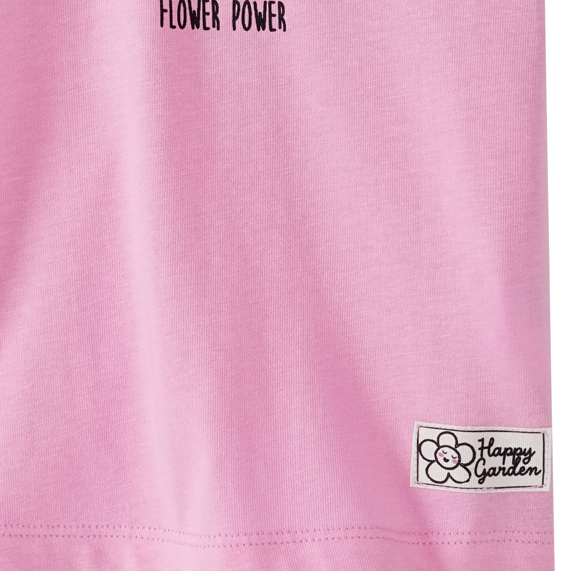 Topomini Baby T-Shirt mit Blumen-Print rosa