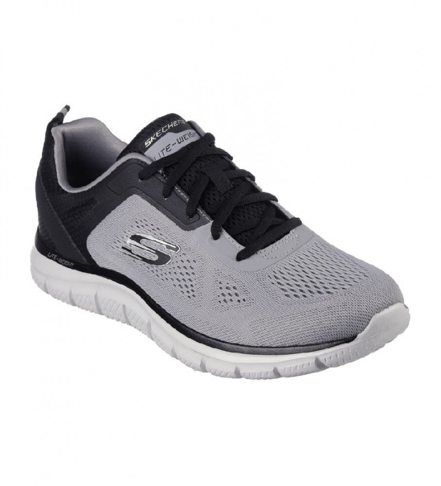 Tênis Skechers Track Broader, cinza, preto