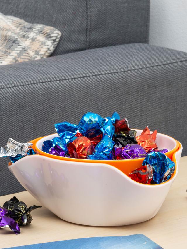 Snack- und Servierschale, 2-in-1