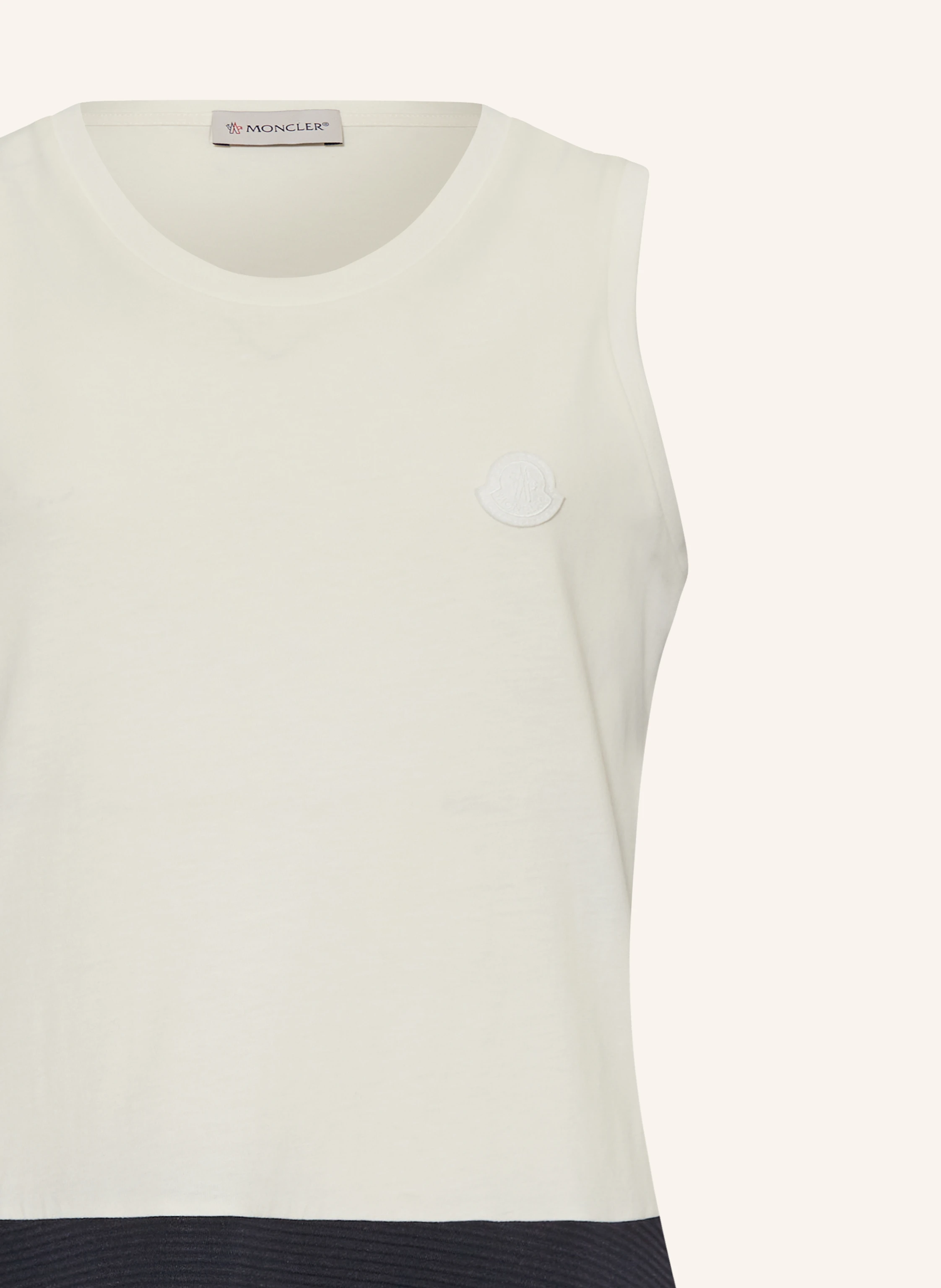 MONCLER enfant Kleid im Materialmix