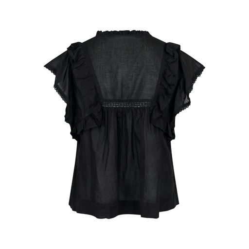 Neo Noir Jayla S Voile Bluse, Black, 34