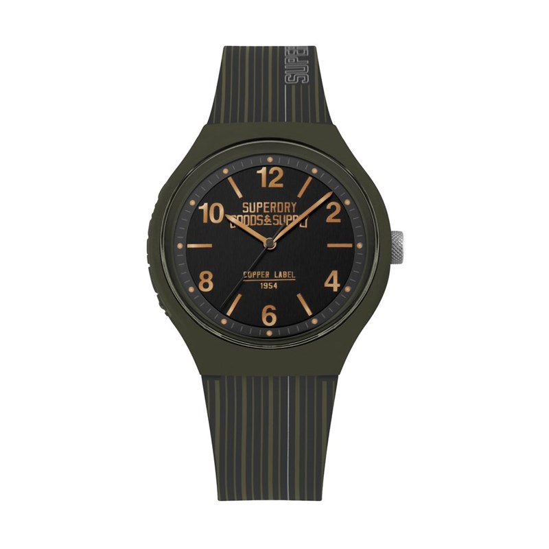 Montre Superdry en Silicone Homme Gris