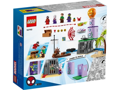 LEGO Team Spidey bij de vuurtoren van Green Goblin (10790)