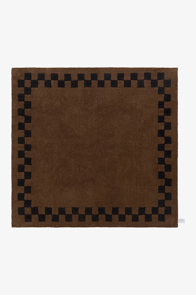 MAPLE kvadratisk teppe med luv 250x250 cm