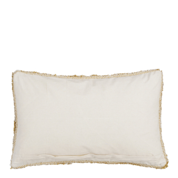 Sierkussen ruit oker - l55xb35xh10cm