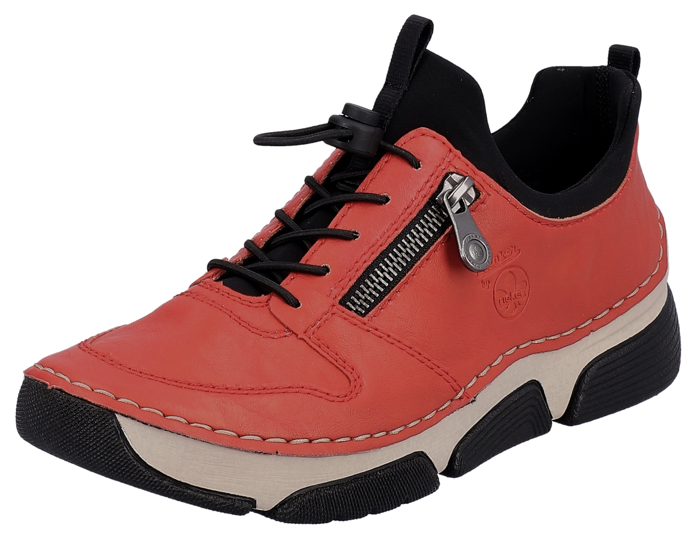 Rieker Slip-On Sneaker  Schlupfschuh, Halbschuh, Freizeitsneaker, Gummizug, Schnellverschluss