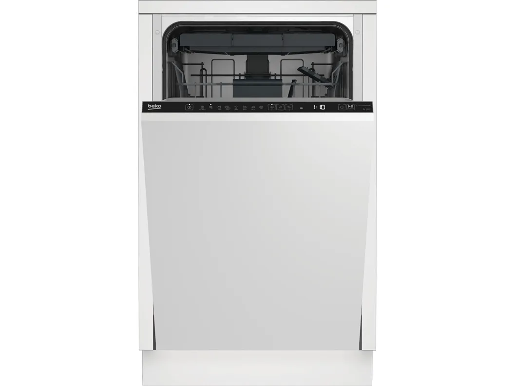 Beko DIS46120 - Opvaskemaskine - til indbygning - Niche - bredde: 45 cm - dybde: 56 cm - højde: 82 cm