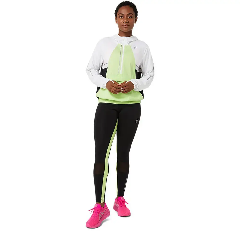 ASICS Lite-Show Hardloopbroek Lang Zwart/Groen Dames