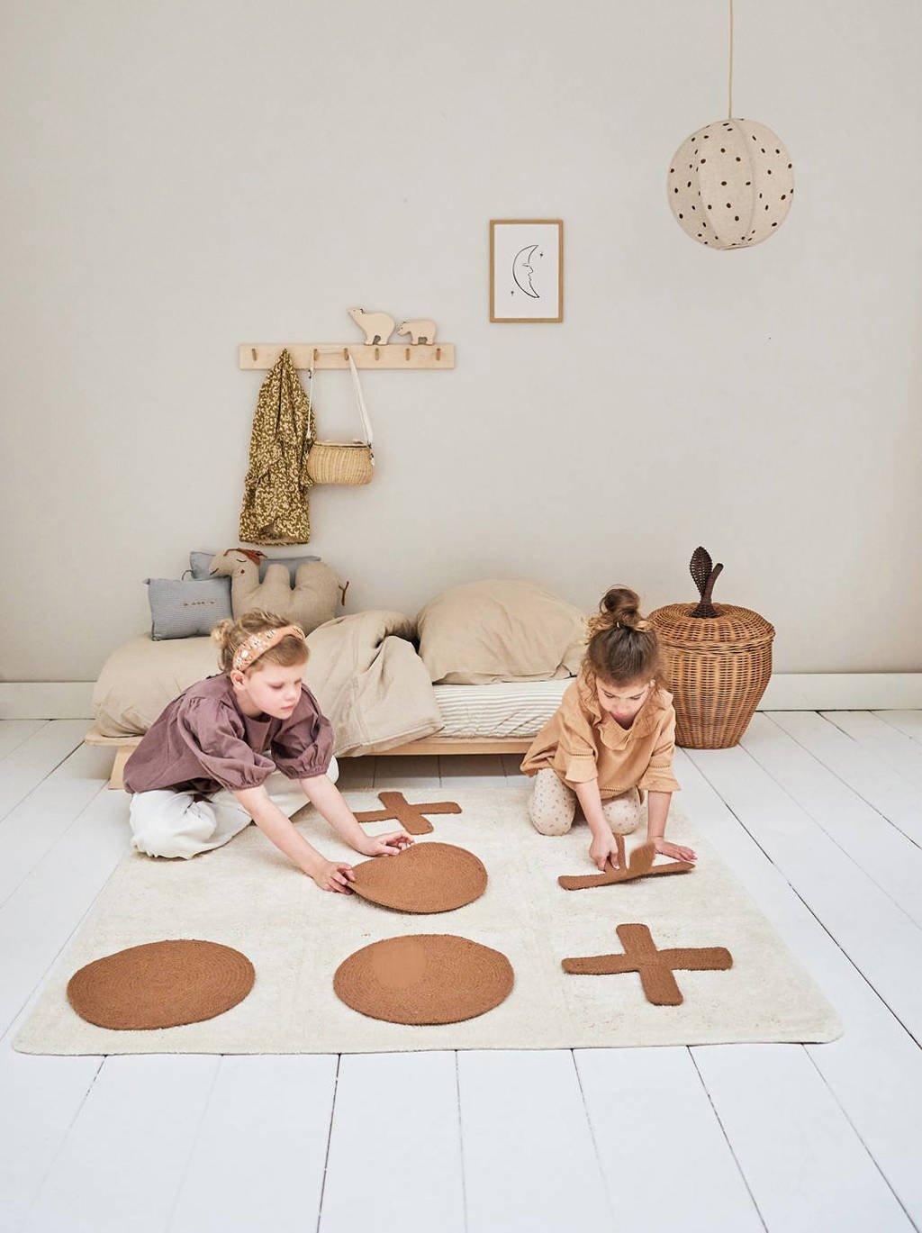 kindervloerkleed Tic Tac Toe (Ø120 cm)