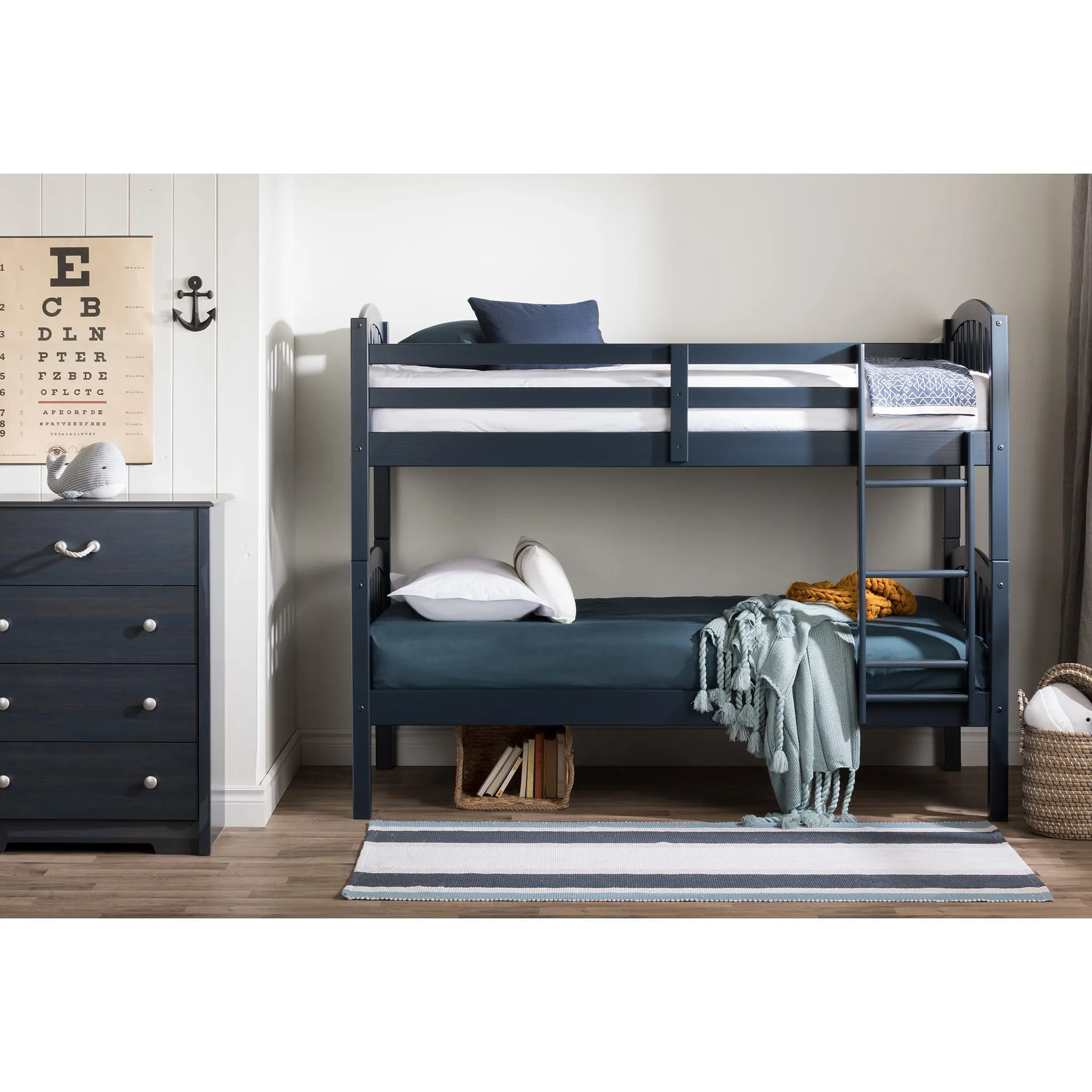 South Shore Commode 4 Tiroirs - Aviron Myrtille