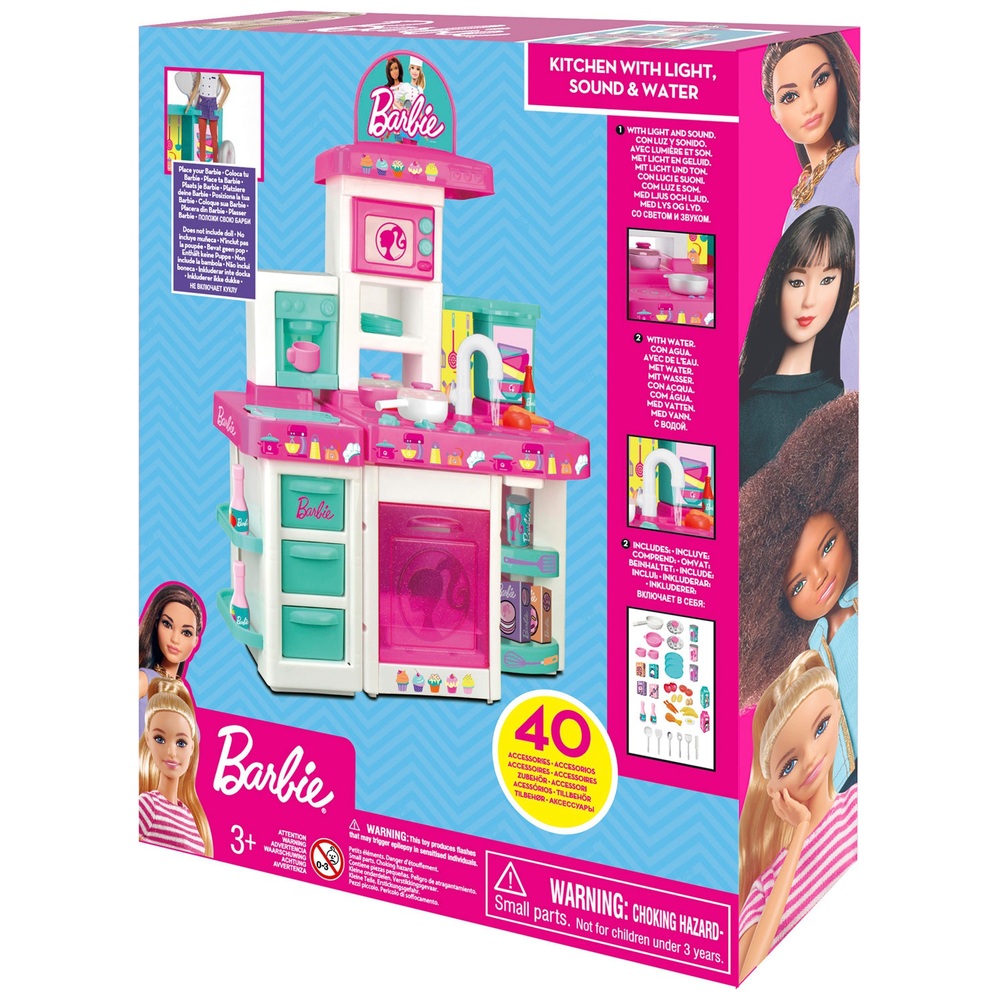 Barbie-Küche mit Licht, Sound und Wasser
