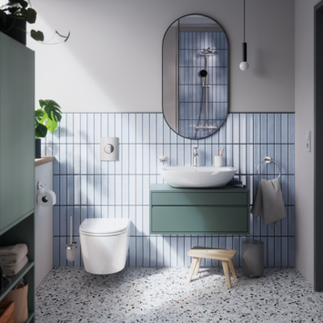 Grohe Wastafelmengkraan Start Loop M-size Push Open Chroom