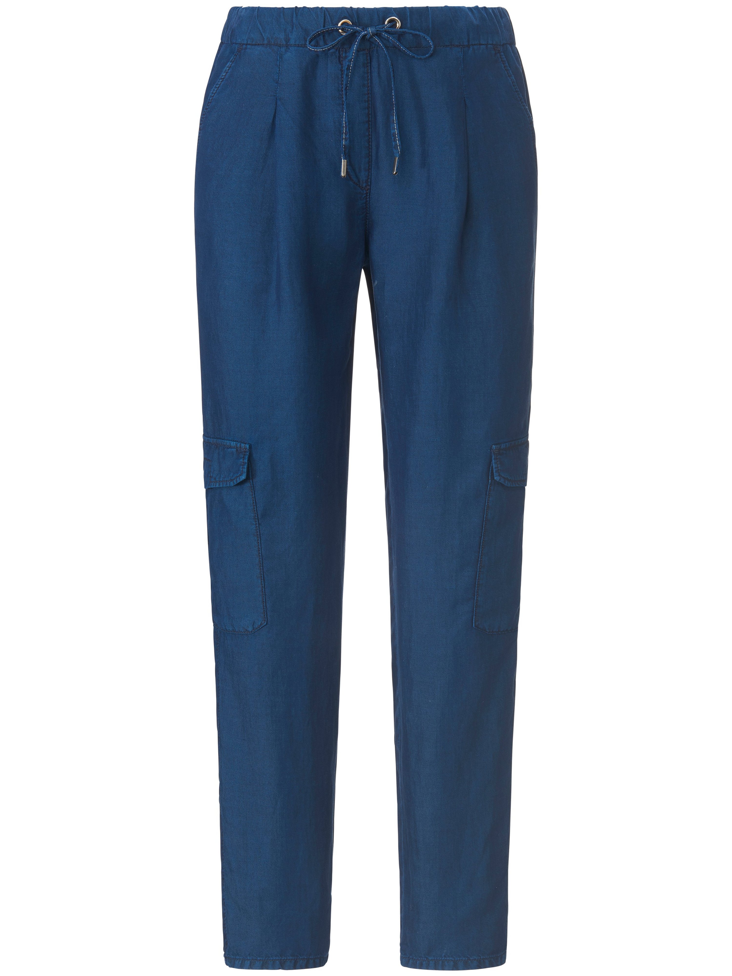 Knöchellange Relaxed Fit-Schlupf-Hose