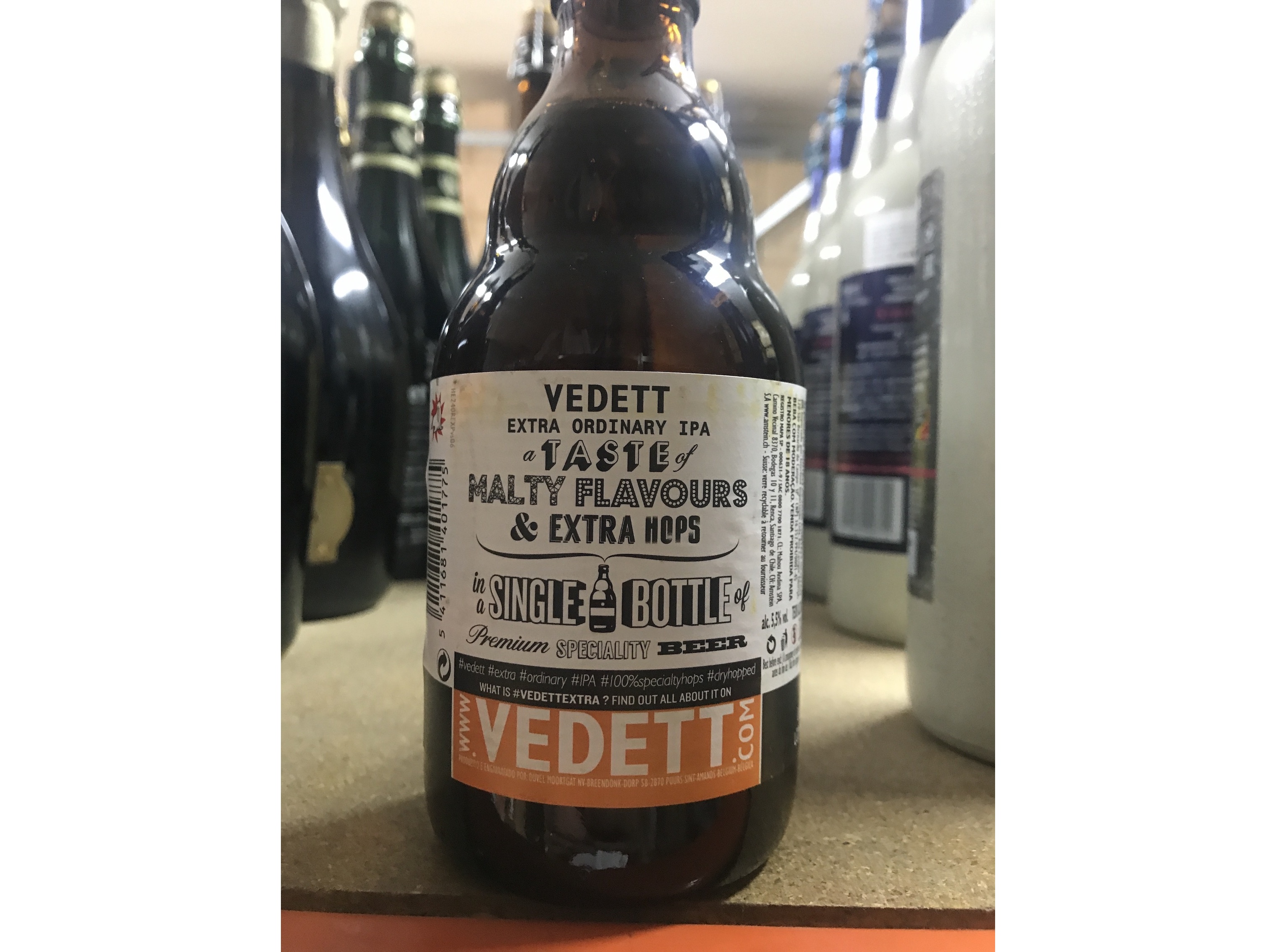 CERVEJA VEDETT IPA BÉLGICA 0.33L