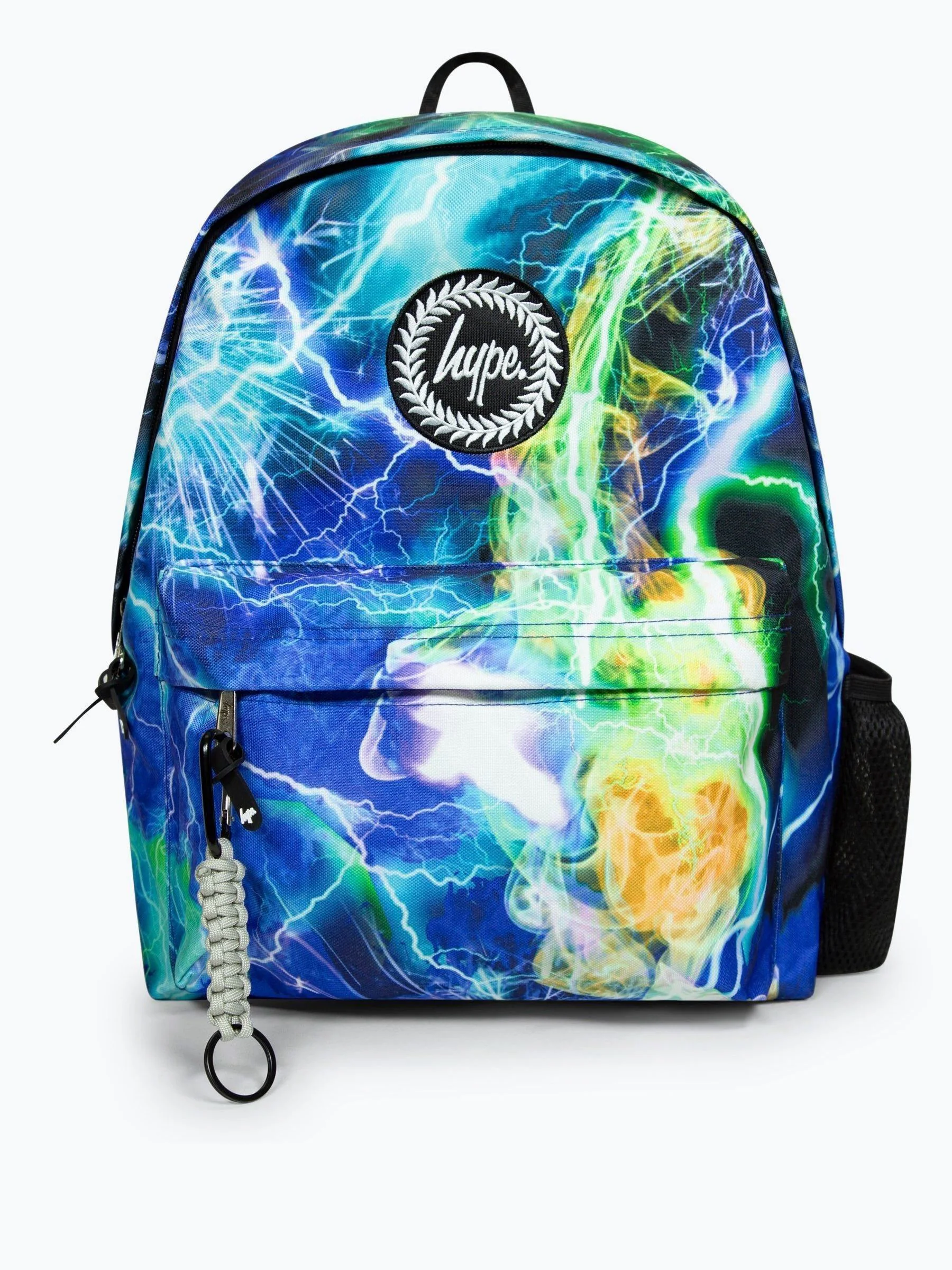 Hype. Boys Blue Iconic Multicolored Lightning Storm Backpack