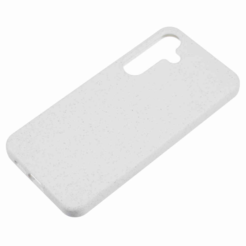 Samsung Galaxy S24 Bio Gummi Schutzhülle Eco Friendly Nachhaltig Kompostierbar - Weiss / Beige
