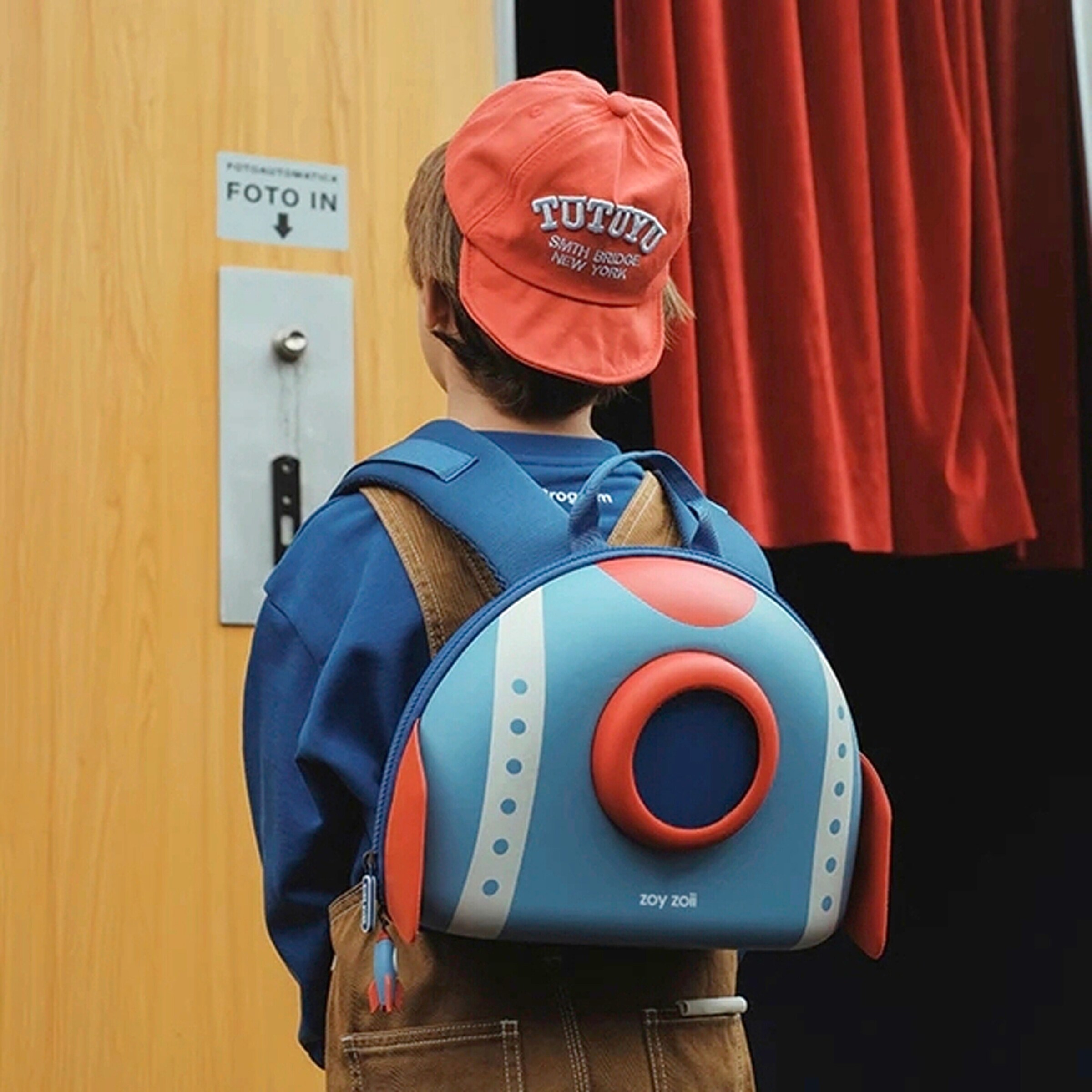 zoy zoii Kindergartenrucksack 3D Rocket