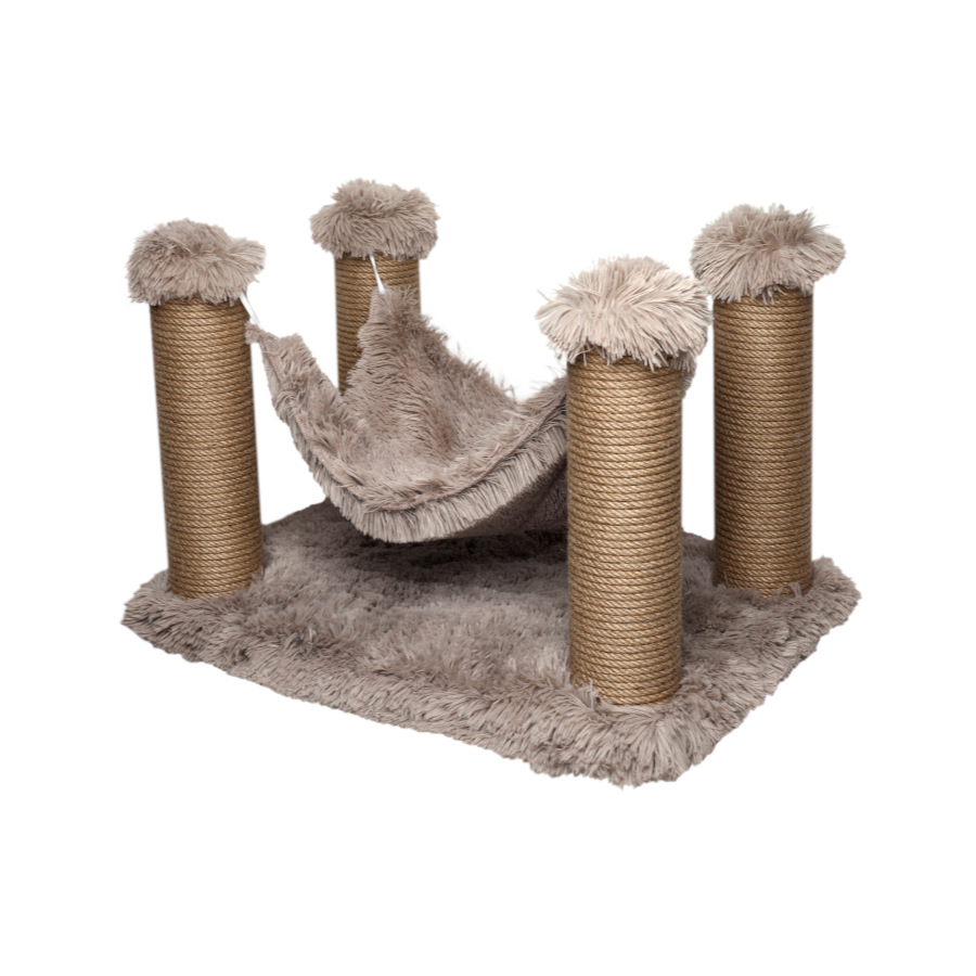 Arranhador Catshion Cloud com Rede Bege para Gatos