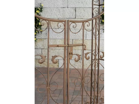 Arche à rosiers - Métal & Métal - Marron antique - Sina