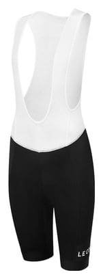 Cuissard Court à Bretelles Femme Le Col Sport II Noir/Blanc